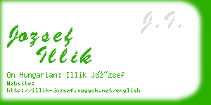 jozsef illik business card